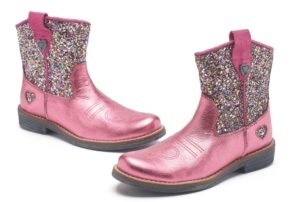 Pink Glitter Cowgirl Boots