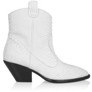 White Short Cowgirl Boots