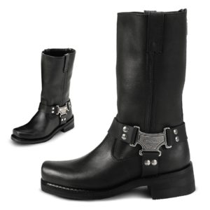 Black Motorcycle Boots for Women