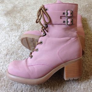 Combat Boots Pink