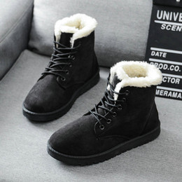 Cute Black Winter Boots Women