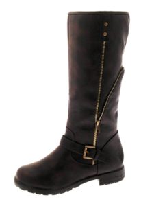 Lined Motorcycle Boots for Womens