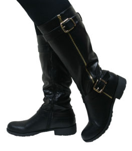 Low Heel womens motorcycle boots