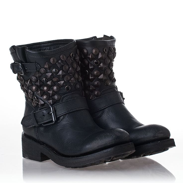 Motorcycle boots for womens with Buckle - Online Boots
