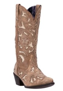 Wide calf cowgirl boot