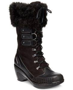 black winter boots for Women for Cold Weather