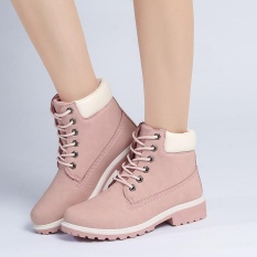 pink rubber combat boots