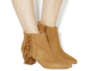 Ankle Boot with Fringe Images