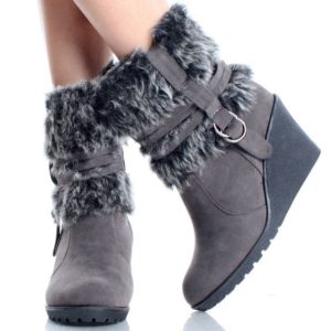 Cute Wedge Snow Boots Women