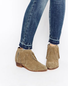 Fringe Ankle Boots