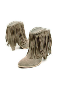 Fringed Ankle Boots