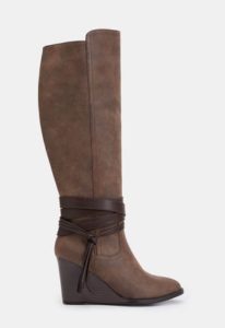 Ladies Wedge Tall Boots