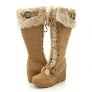 Winter Snow Boots with a Wedge