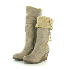 Womens Tall Wedge Boots