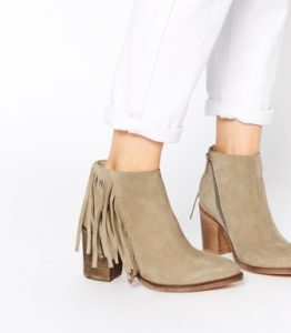 Ankle Boot with Fringe