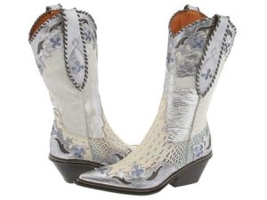 Ladies White Cowgirl Boots