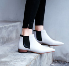 Pointed Toe Flat Boots Women