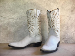 Vintage Cowgirl Wedding Boots