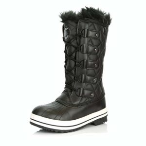 Black Eskimo Boots with Fur