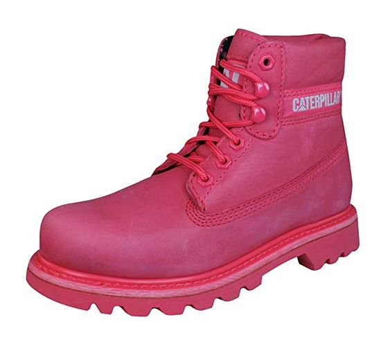 Caterpillar Pink Leather Boots for Women