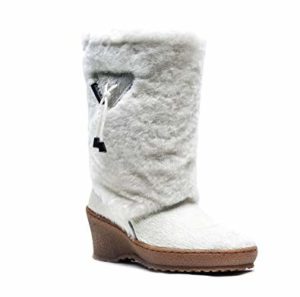 White Fur Snow Boots