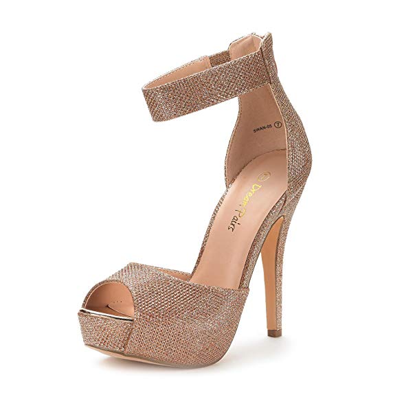 Champagne Heels for Prom - Online Boots