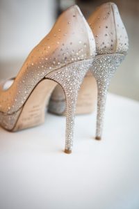 Champagne Stiletto Heels for Prom