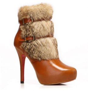 Fur Top Snow Boots