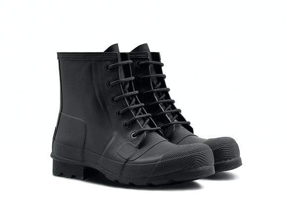 Lace Up Rubber Boots Men's