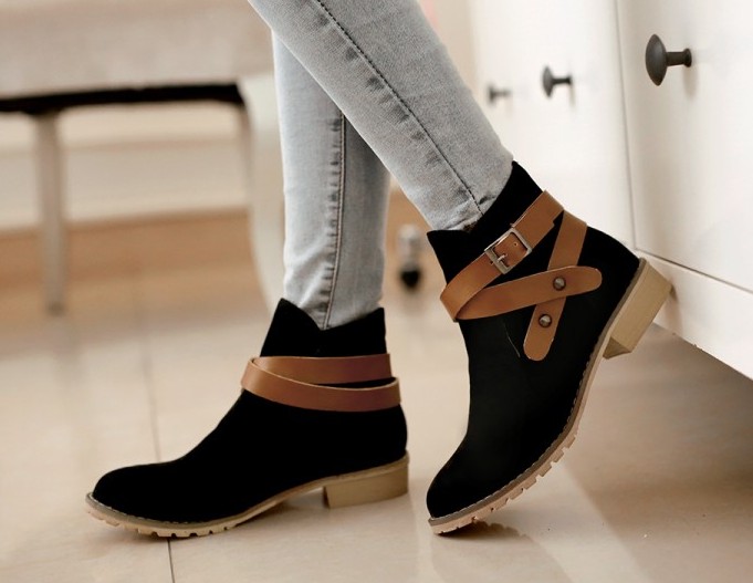 Women's Ankle Boots Low Heel