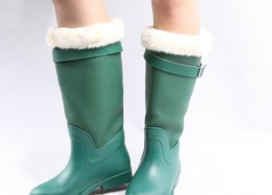 Fleece Lined Women Rain Boots