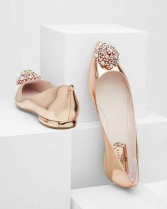 Best Gold Pointed Toe Flats