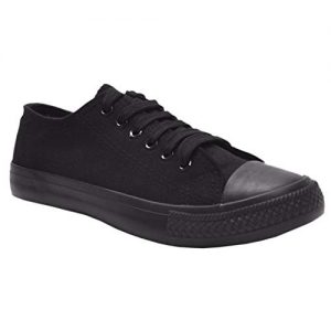 Black Plimsoll Shoes Womens