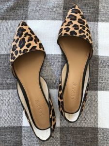 Leopard Flats Pointed Toe