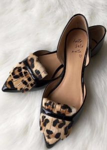 Leopard Print Flats Pointed Toe