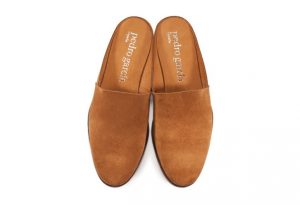 Mens Brown Mule Slippers