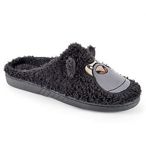 Mens Fluffy Mule Slippers