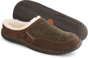 Mens Tan Mule Slippers