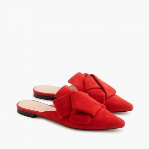 Red Pointy Toe Flats