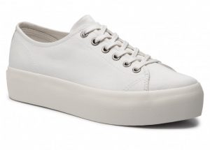 White Plimsoll Shoes Womens