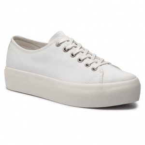 White Plimsoll Shoes Womens